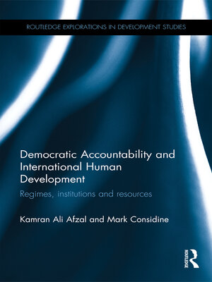 cover image of Democratic Accountability and International Human Development